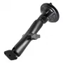 RAM Mounts Twist-Lock siurbtuvinis dvigubo rutulio laikiklis, aliuminis, juodas