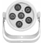 LED par šviestuvas EUROLITE Silent Par 6 QCL Floor RGBW 6x4W – kompaktiškas grindinis PAR su RGBW LED