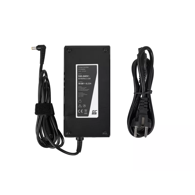 Maitinimo adapteris Green Cell AD139P 90W universalus nešiojamam kompiuteriui 19.5V 9.23A 5,5×1,7mm Juodas