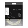 Gembird CCP-USB3-AMCM-6-W USB 3.0 laidas, USB-A į USB-C, 1,8 m, baltas