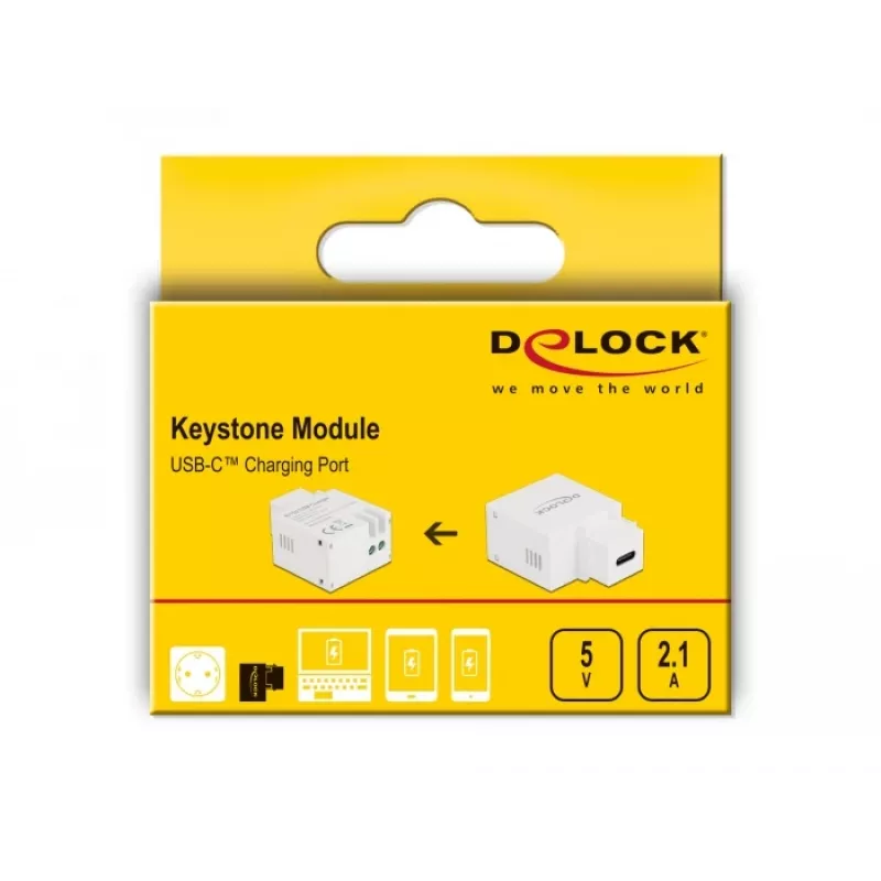 Keystone modulis USB Type-C įkrovimo prievadas DeLOCK 87792