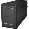 BlueWalker PowerWalker VI 650 SH IEC UPS, 650 VA (0,65 kVA), 360 W, 4 lizdai, 7 Ah, USB, 220-240 V, juodas