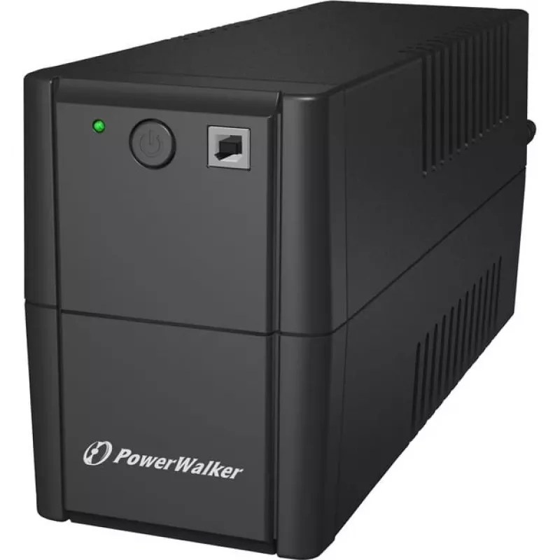 BlueWalker PowerWalker VI 650 SH IEC UPS, 650 VA (0,65 kVA), 360 W, 4 lizdai, 7 Ah, USB, 220-240 V, juodas