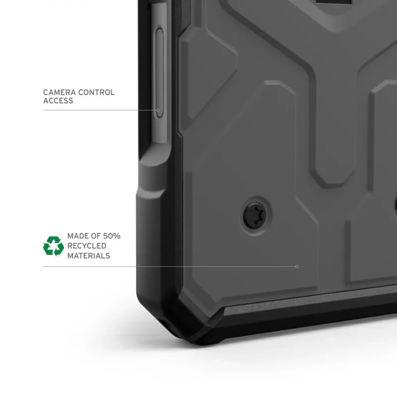 Urban Armor Gear Pathfinder dėklas mobiliesiems telefonams 16 cm (6,3 inch) Sidabrinis