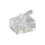 MicroConnect KON502-10R RJ-12 6P6C jungtis, skaidri, 10 vnt.