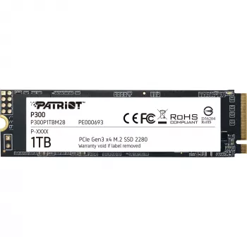 Patriot Memory P300 1.02 TB M.2 PCI Express 3.0 NVMe 3D NAND