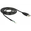 Laido kamera DeLOCK 95986 1,5 m Juoda