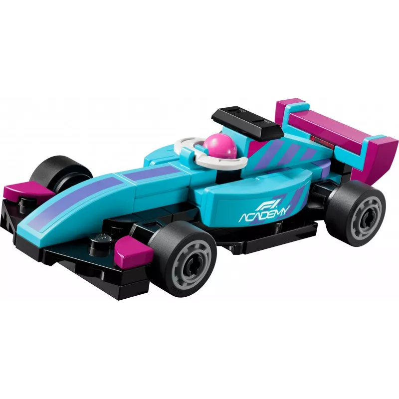 LEGO Speed Champions 30734 F1 ACADEMY Mini Automobilis, Konstrukcinis Žaislas Maišelyje