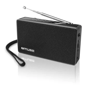Muse M-030R 2 juostų nešiojamas radijas, juodas