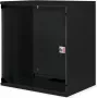 Sieninis tinklo stovas ROLINE 19 colių 12U, 540x400 mm, pagrindinis komplektas, juodas