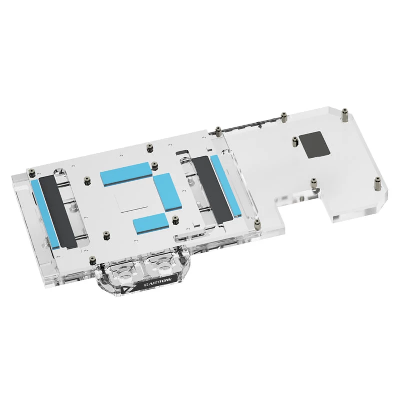 Vandens blokas GPU Barrow LRC2.0 ASUS STRIX 3070 pilnas dengimas akrilas