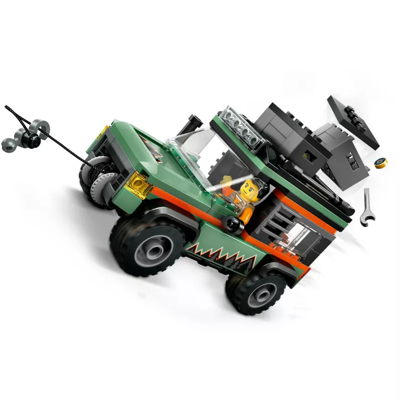 LEGO City visureigis 4x4 statybos rinkinys 60447 — 221 detalė, 1 minifigūrėlė, nuo 6 metų