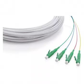 FTTH prijungimo kabelis DIGITUS DK-3904LCA-50-1 vienmodis 4 skaidulos 4 LC/APC 50 m
