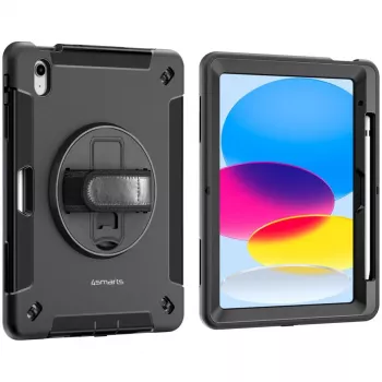 4smarts Rugged Case Grip dėklas iPad 10.9 27,7 cm juodas
