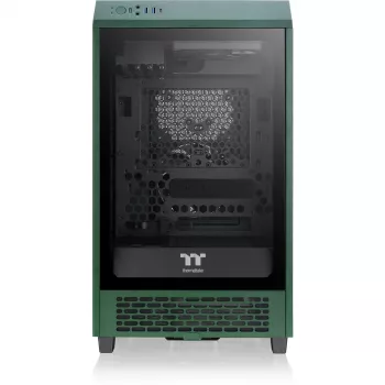 Thermaltake The Tower 200 Mini ITX korpusas, tamsiai žalias, grūdintas stiklas