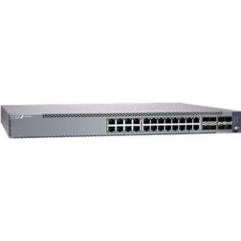 Juniper EX4100 24 prievadų 10/100/1000BaseT valdomas tinklo jungiklis su 4x 10G SFP+ ir 4x 25G SFP28 prievadais