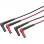 Fluke SureGrip matavimo zondų rinkinys – juoda ir raudona – CAT III, CAT IV – silikoniniai – 1,5 m – 1000 V (2003616)