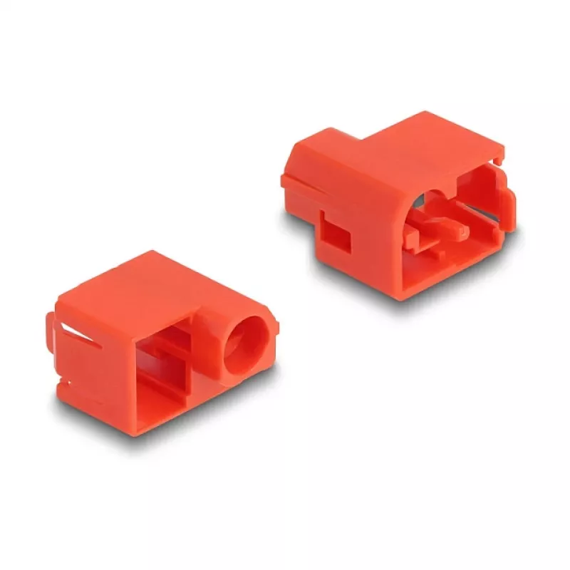 DeLOCK 20929 RJ45 prievadų blokatorius 10 vnt. raudoni