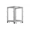 Atviras stovas 19 inch 15U 600x600-1100 pilkas