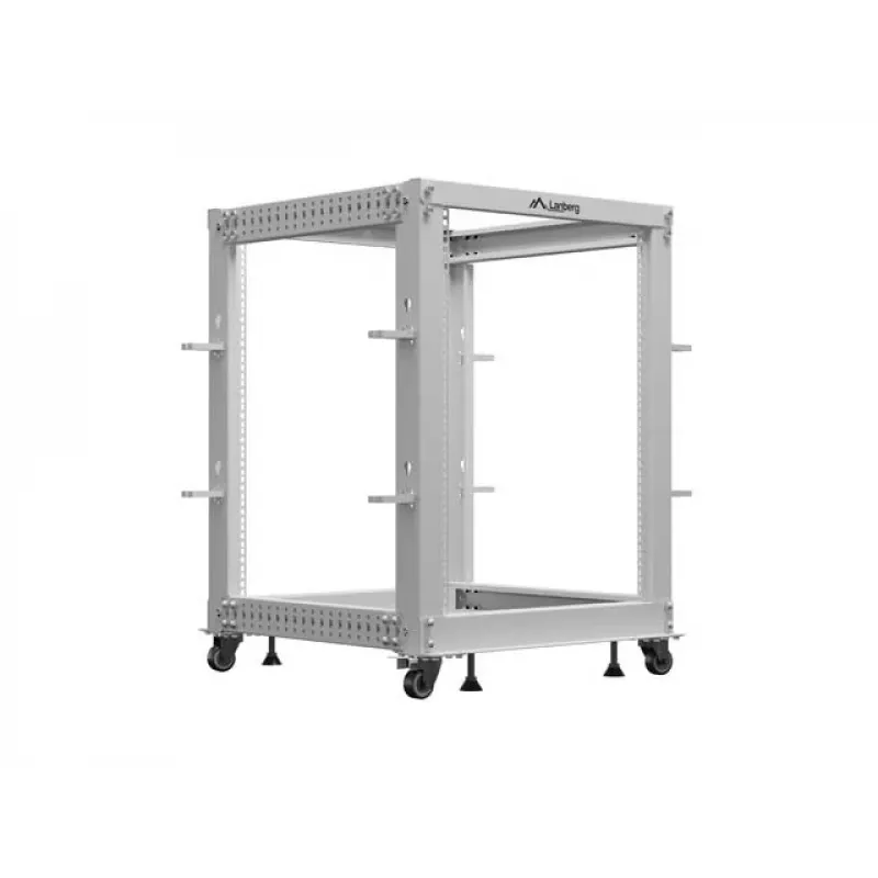 Atviras stovas 19 inch 15U 600x600-1100 pilkas