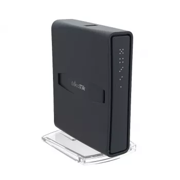 Mikrotik hAP ac lite bokštinis juodos spalvos maršrutizatorius su PoE