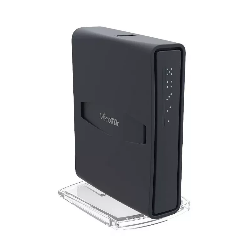 Mikrotik hAP ac lite bokštinis juodos spalvos maršrutizatorius su PoE
