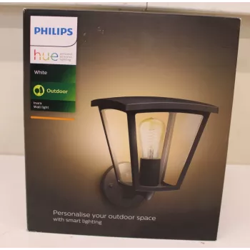 Lauko sieninis šviestuvas Philips Inara | E27 LED 7W 550lm Šilta balta IP44 CRI80