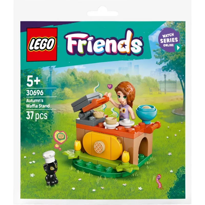 LEGO Friends 30696 Rudeninio vaflinio kiosko konstruktorius, mažas rinkinys su minifigūrėlėmis