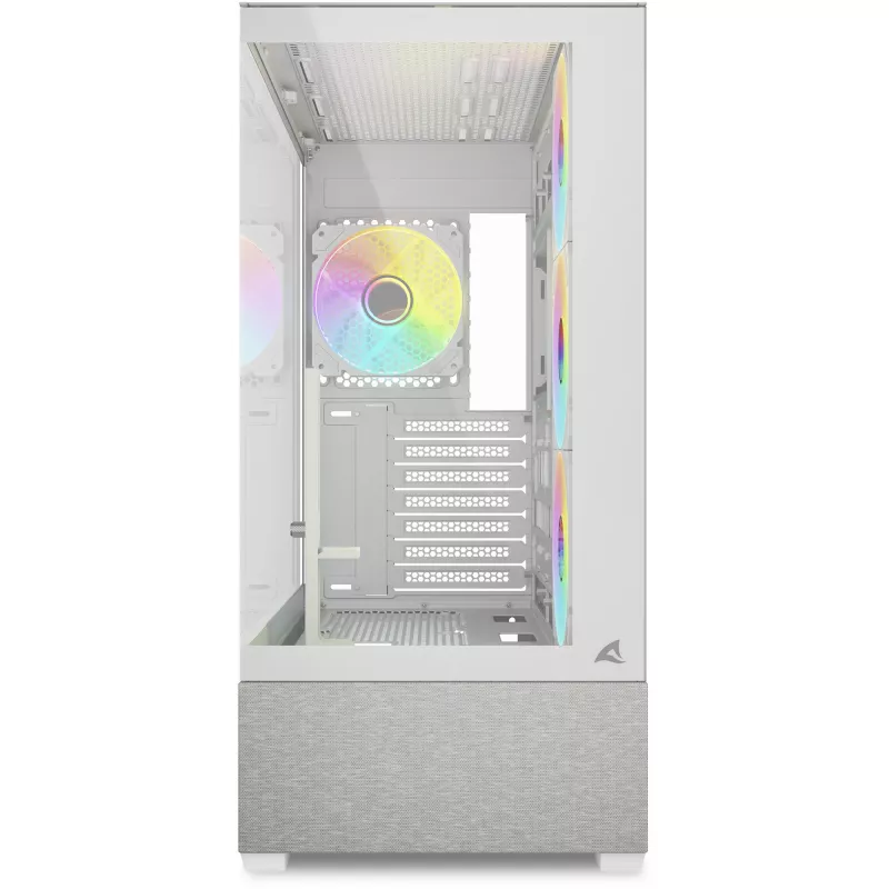 Korpusas Sharkoon AK7 ARGB ATX baltas