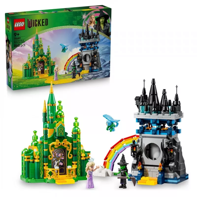 LEGO konstruktorius Wicked 75689 — Smaragdinis miestas ir Kiamo Ko pilis