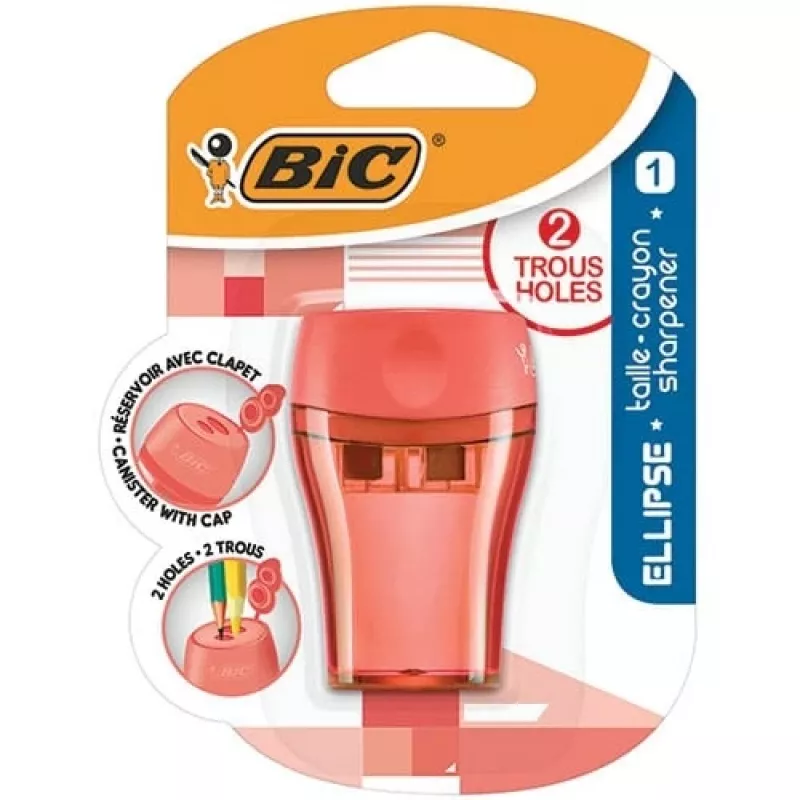 Galandtukas Bic Sharpener Ellipse Maxi 2 skylutės, 1 vnt.