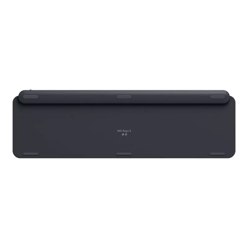 Logitech MX Keys S belaidė klaviatūra RF + Bluetooth QWERTZ Šveicarijos išdėstymas grafitas (920-011571)