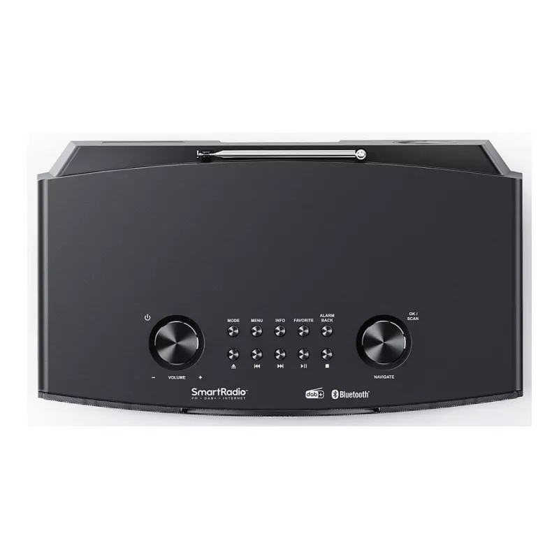JVC Kenwood Electronics CR-ST700SCD-B – internetinis radijo imtuvas su DAB+, FM, 43 W