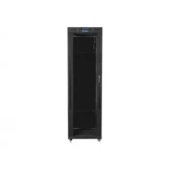 Stovimas serverio stovas LANBERG 42U FF01-6842-12BL 600×800×2127,5 mm, 1200 kg, IP20, rakinamas, su ratukais