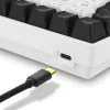 Sharkoon SKILLER SGK50 S3 klaviatūra gaming mechaninė USB QWERTY rusiška balta