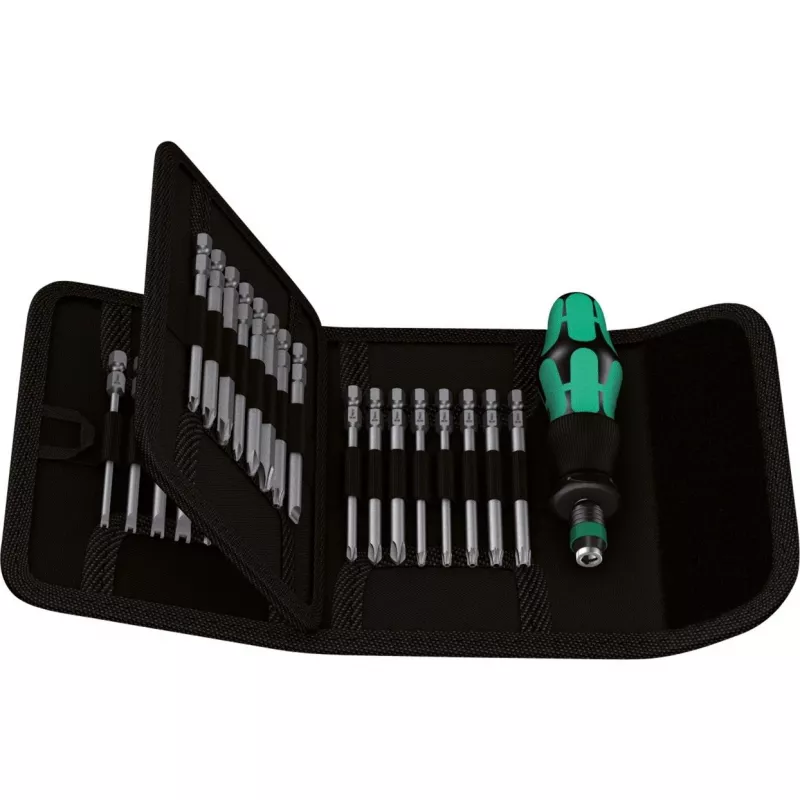 Wera Kraftform compact 62 rinkinys Kombinuotas atsuktuvas