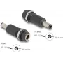 Adapteris DELOCK DC 5.5x2.5 mm (moteriška) į DC 5.5x2.1 mm (vyriška), juodas