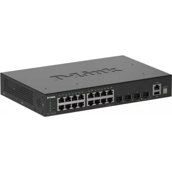D-Link 20 prievadų Gigabit išmanusis valdomas jungiklis su 4 x 10G SFP+ prievadais