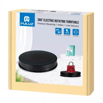 Puluz Elektrinė Sukamoji Platforma PU3049B 30 cm USB Juoda