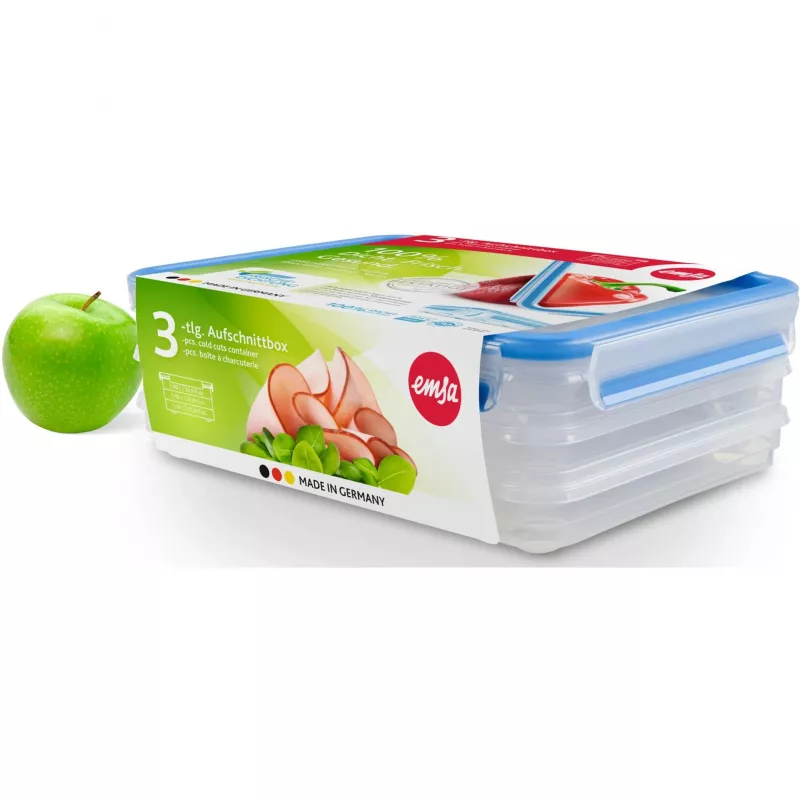 EMSA 508556 maisto laikymo indas kvadratinis 1 L permatomas 1 vnt.