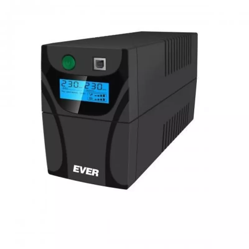 Ever EASYLINE 850 AVR USB nepertraukiamo maitinimo šaltinis (UPS) 0.85 kVA / 480 W, 2 lizdai