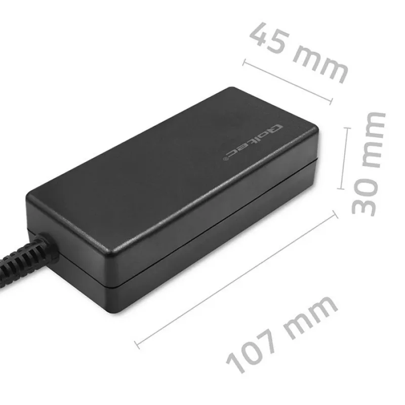 Qoltec 51774 Maitinimo adapteris LG monitoriui 25W | 1.3A | 19V | 6.5*4.4 + maitinimo laidas