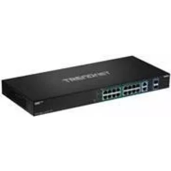 TRENDnet TPE BG182G - jungiklis - nevaldomas - 8 x 10/100/1000 (UPOE / 4PPoE) + 8 x 10/100/1000 (PoE+) + 2 x SFP - montuojamas į stelažą - UPOE / 4PPoE / PoE+ (440 W)