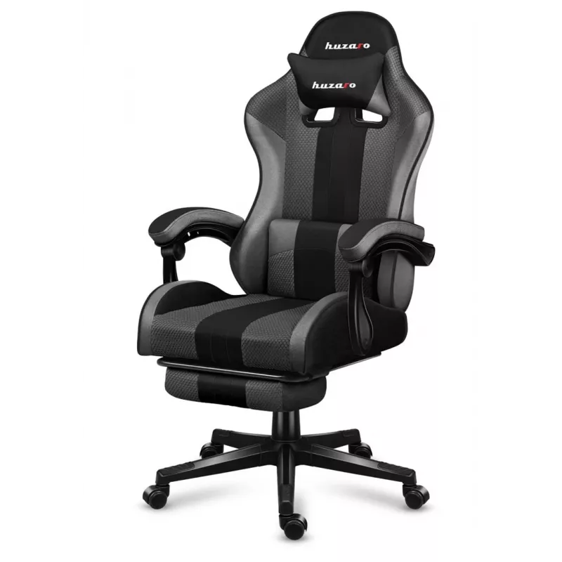 GAMING KĖDĖ HUZARO FORCE 4.7 PILKA TINKLINĖ