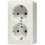 JUNG Schuko kištukinis lizdas 6020A AP600 2-jų angų baltas 6020A