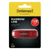 USB atmintukas Intenso 128 GB USB-A 2.0 Raudonas Skaidrus