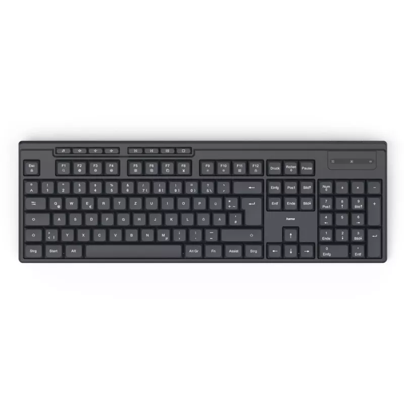 Belaidė klaviatūra HAMA WK-200 juoda