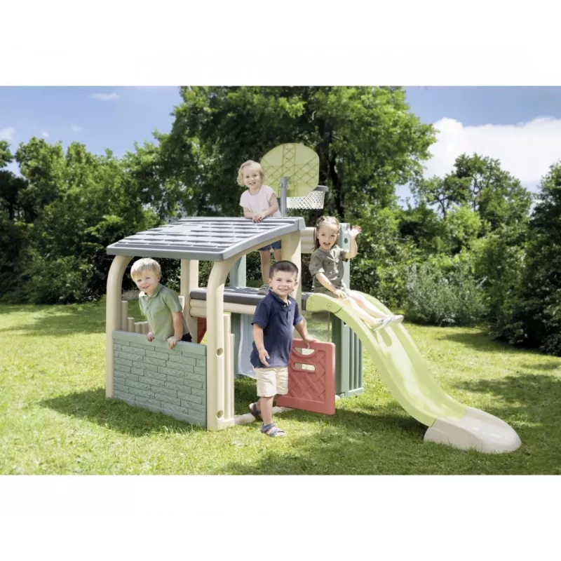 Smoby 7600840206 Žalias lauko žaidimų kompleksas