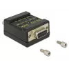RS-232 testeris DeLOCK 2xDB9 87713 Juodas