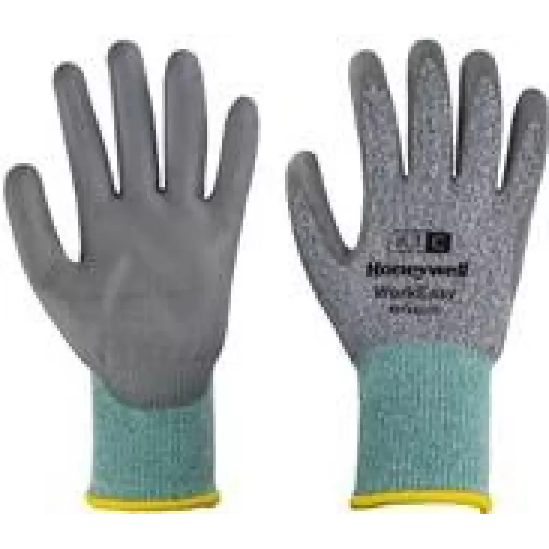 Apsauginės pirštinės Honeywell WE23-5113G-7/S pilkos, stiklo pluoštas, poliuretanas, S dydis